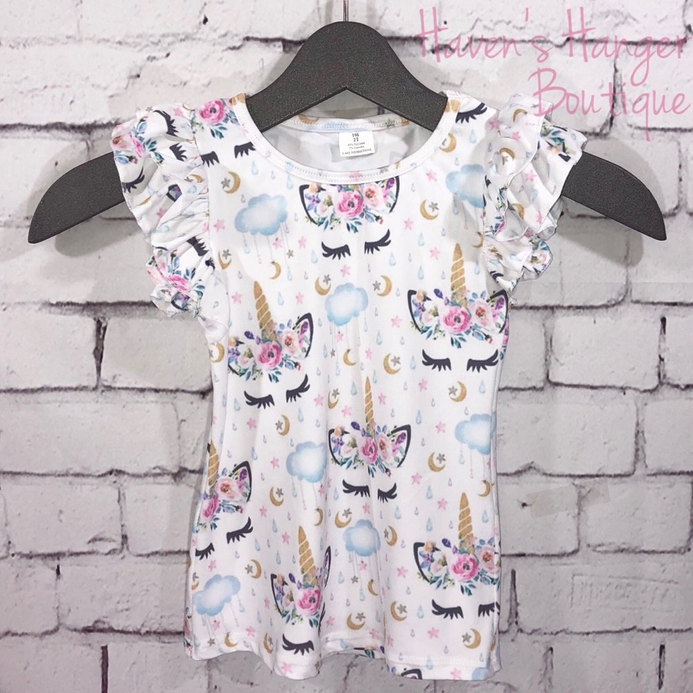 NEW 🦄 Unicorn Baby Girl Top